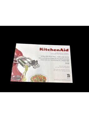 KitchenAid 5‑Blade Spiralizer Peel Core and Slice KSM1APC New in Box